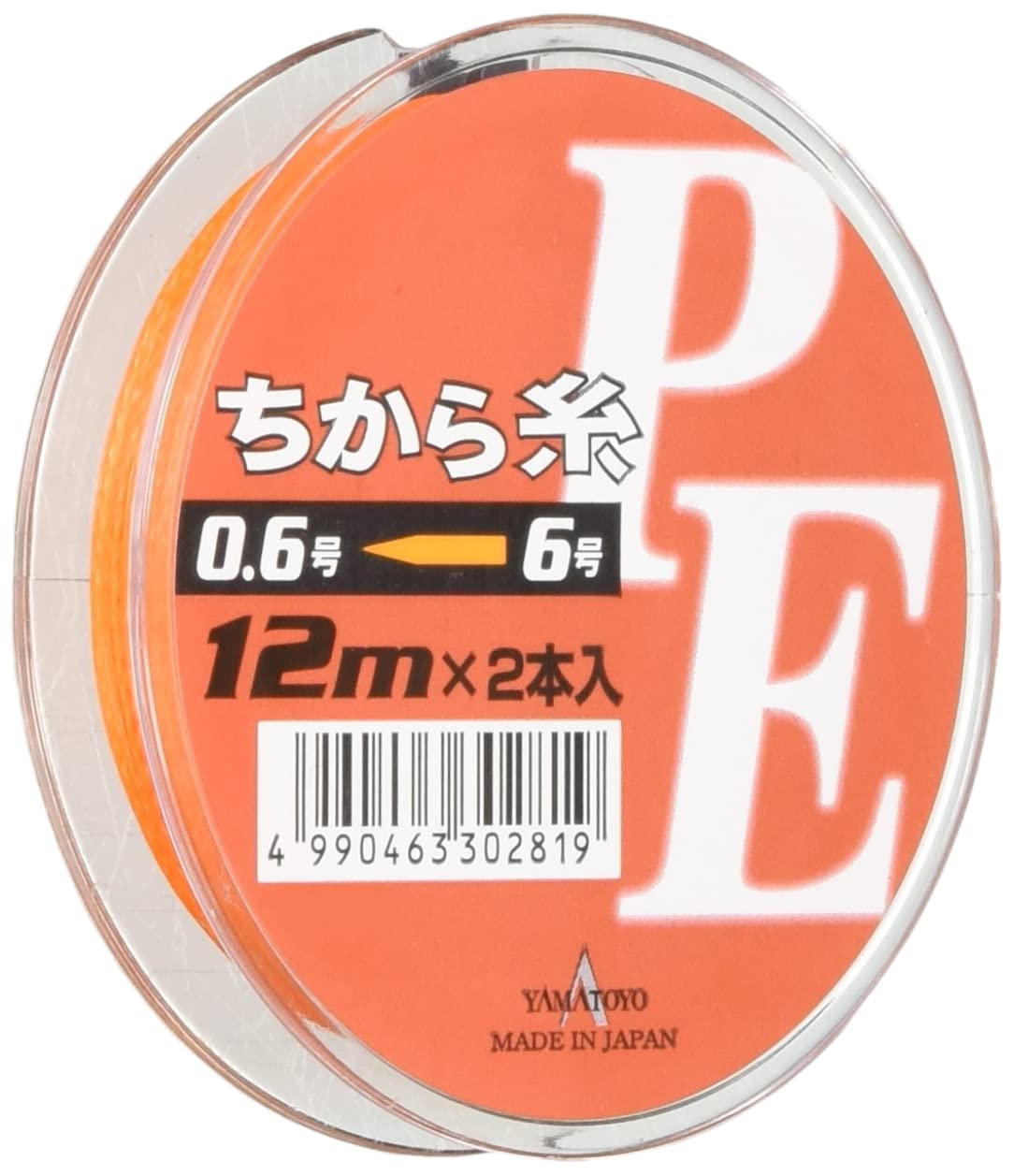 Amazon.co.jp: ヤマトヨテグス(YAMATOYO) PEライン PEちから糸 12m×2本 
