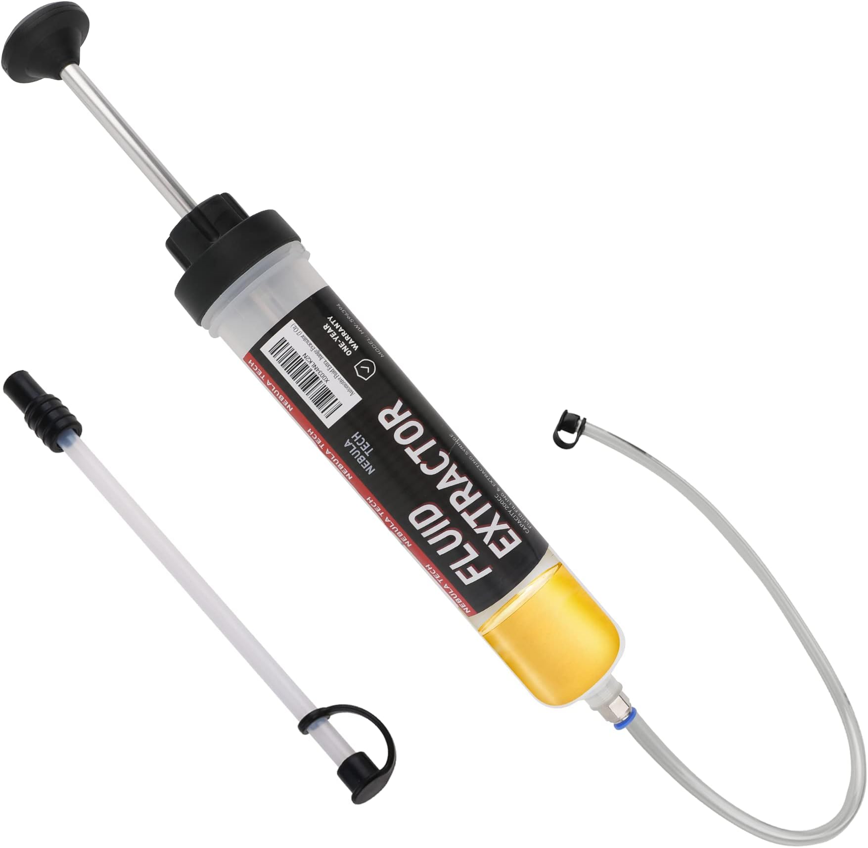Automotive Fluid Extractor, Oil Change Syringe Pump, Manual Fuel