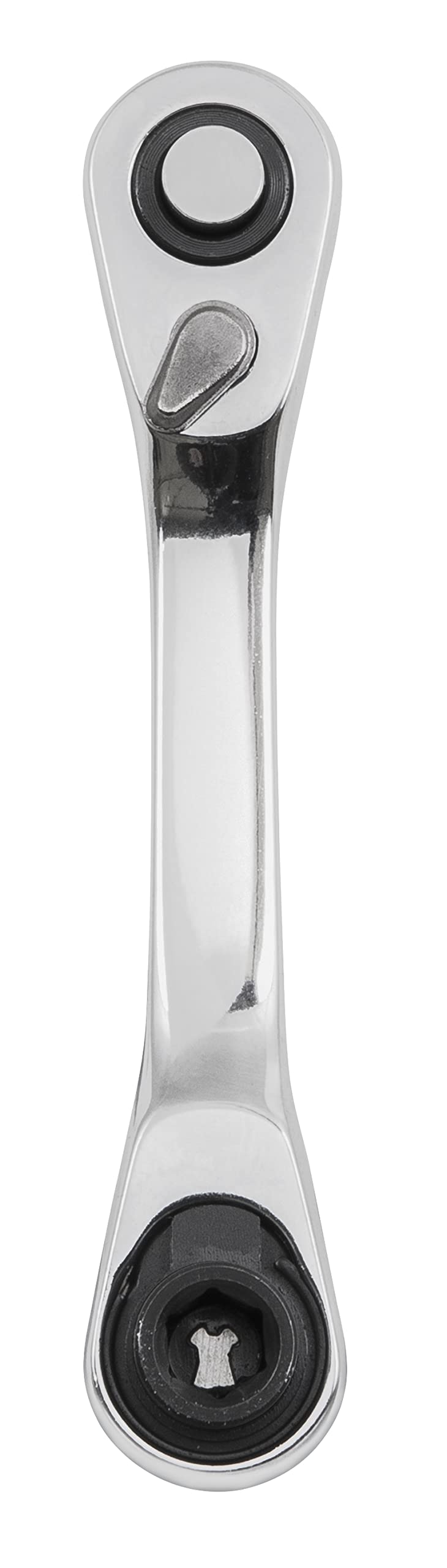 Sealey Siegen 1/4" Hex x 1/4" Sq Drive Micro Ratchet Bit Driver/Wrench - S01251, Silver - Image 4