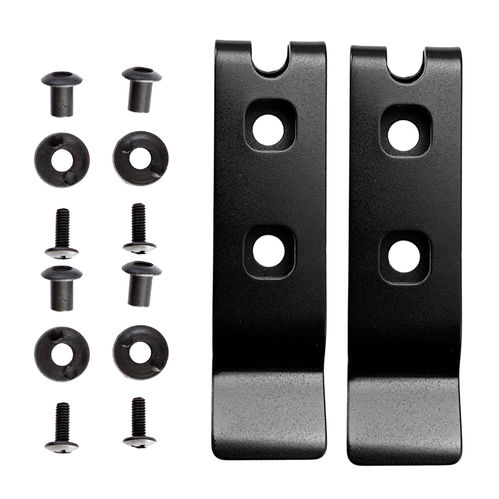 NYCEMAKEUP 2 Sets Sheath Waist Clip Scabbard Back Clip Sheath Back Waist Clip Stainless Steel Outdoor Knife Clip Waist Clip Back Clip