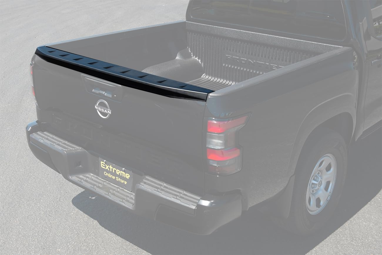 Replacement for 2022-Present Nissan Frontier All Models | Street Series ABS Plastic - Matte Black Rear Trunk Lid Wing Tailgate Spoiler