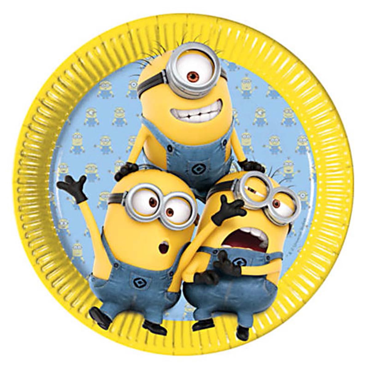 Folat 93457P Talerze FSC Minions 23cm - 8 sztuk