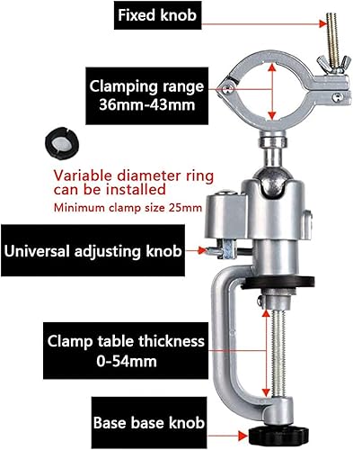 Miniatura 4 de 360 grados banco abrazadera prensas amoladora titular taladro eléctrico soporte multifuncional amoladora soporte para trabajo universal