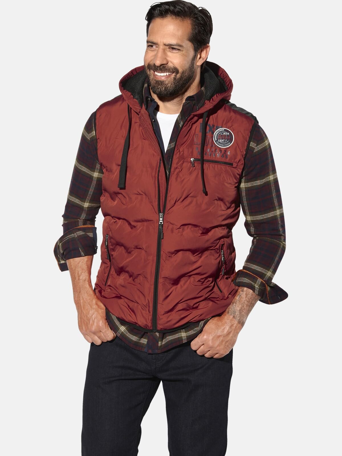 Jan Vanderstorm Homme Gilet Matelassé Erkulf