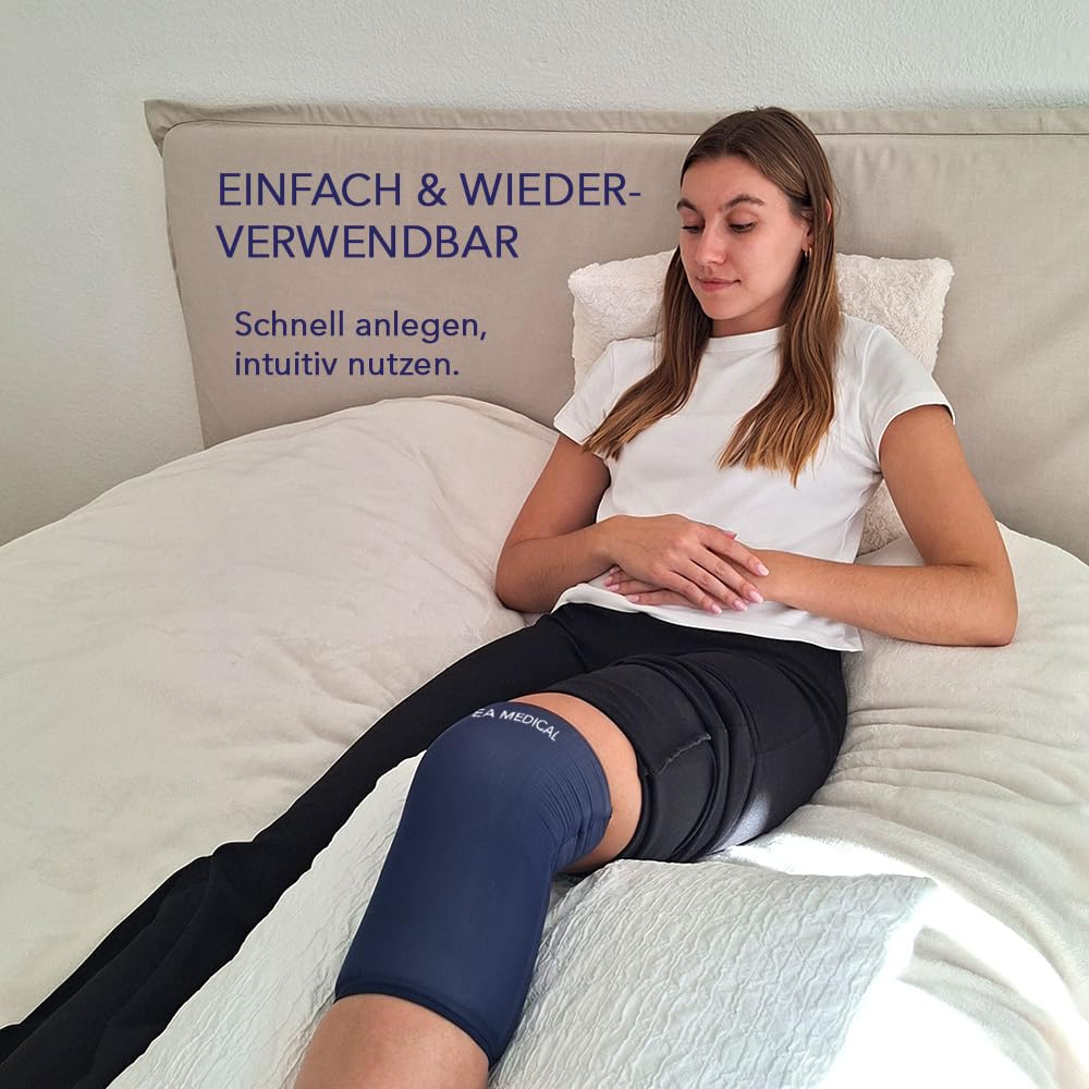 IEA Medical Runner Starter Set – 10 Sofort-Kaltkompressen, Kühlmanschette L & Pulsoximeter für Laufveranstaltungen, Sportverletzungen, schnelle Kühlung und mobile Erstversorgung