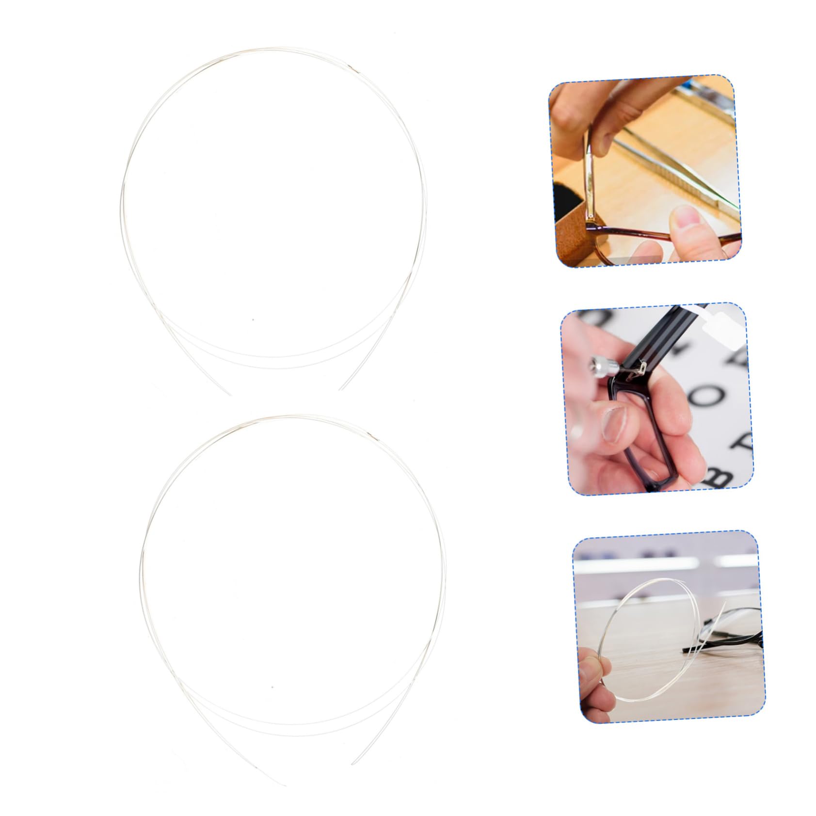 Mikikit Eyes Glasses Repairing Welding Wire Silver Based Soldering Wire Welding Bar Material Smooth Portable