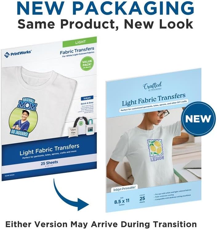 Miniatura 3 de Printworks - transferencias de impresiones por inyección de tinta, para camisetas oscuras