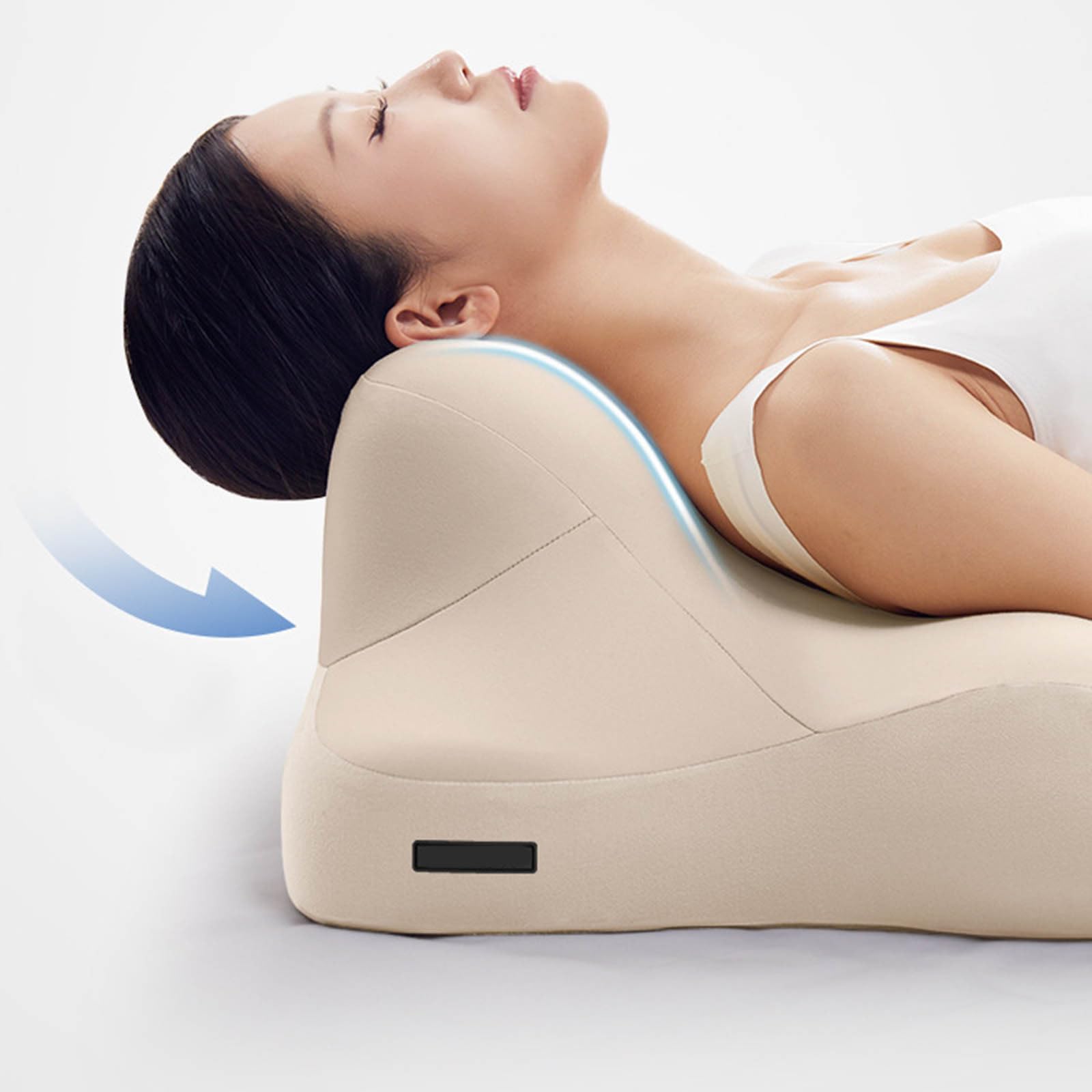 Generisch Cojín ergonómico de seda de hielo 2026 para un apoyo óptimo durante la lectura de masajes en diferentes posiciones (A, talla única)