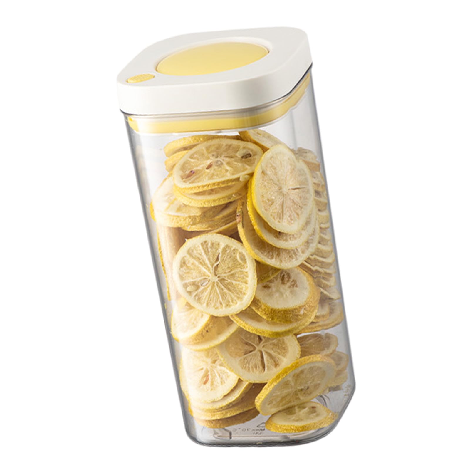 Xjdzineq Press to Seal Vacuum Jar for Efficient Food Preservation Clear Storage Canister Transparents Sealed Snacks Container Home Organization Jar