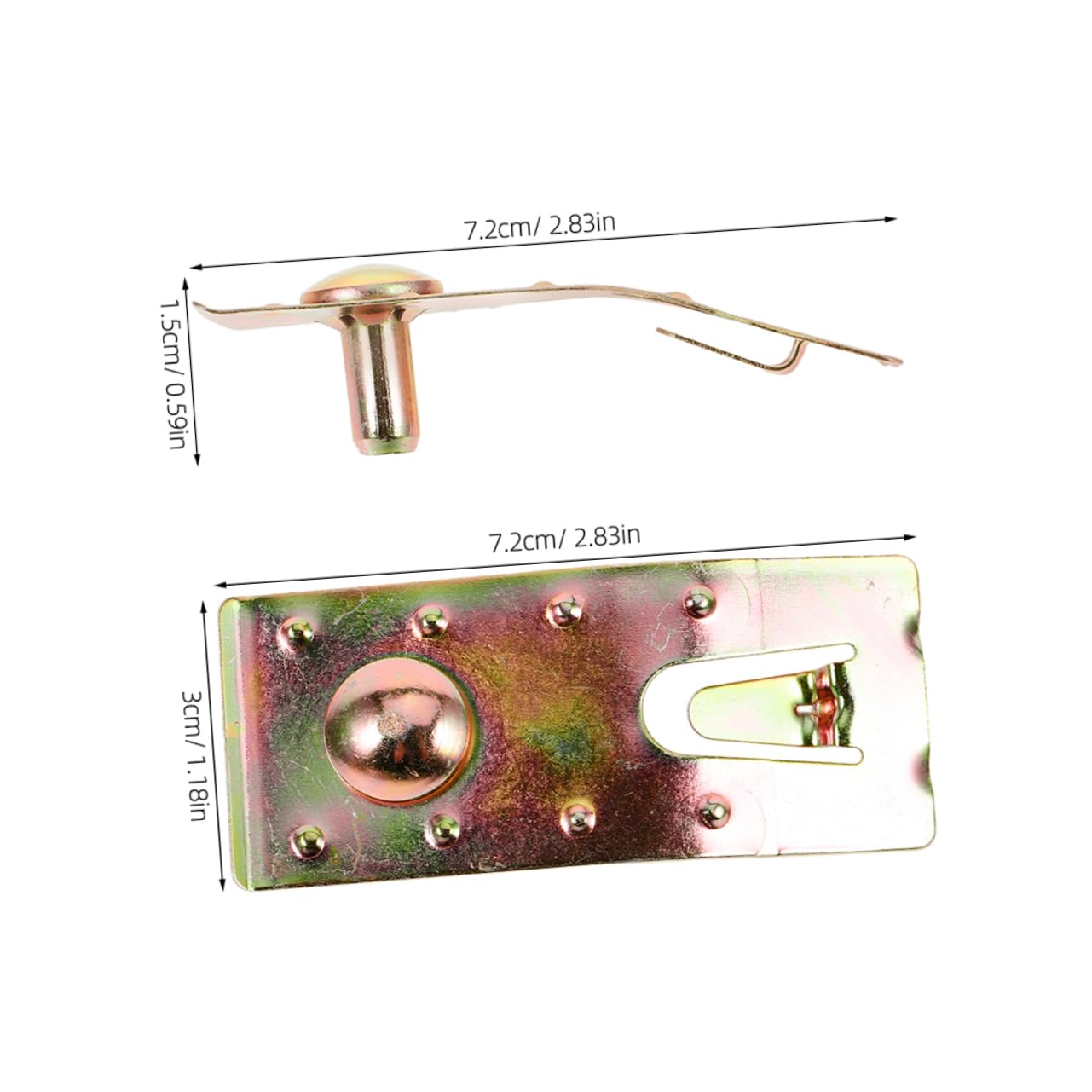 DOITOOL Teardrop Pallet Rack Safety Clip 10pcs Pack Easy to Install Pallet Racking Connector Reliable