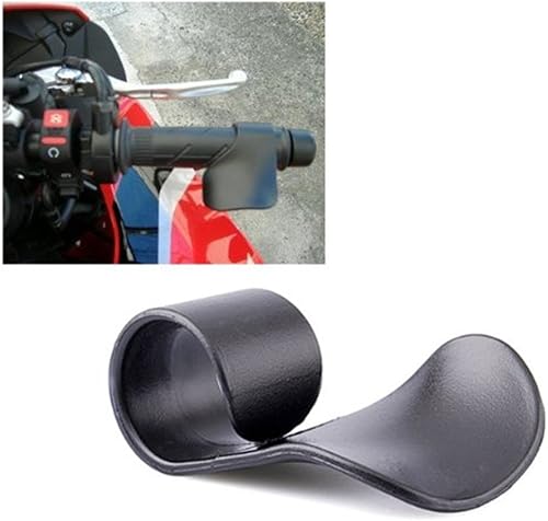 1 x universal 7/8" ABS Fashion de la motocicleta del acelerador Assist Control de Control de Crucero Resto de mano Grips Negro Fit Kawasaki Ninja