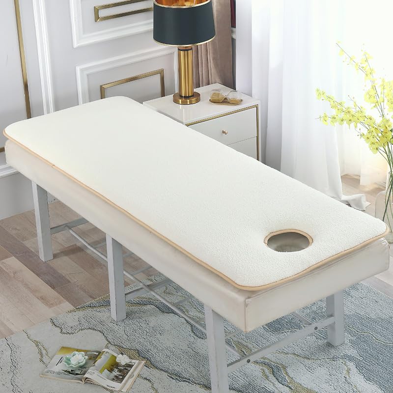 Materasso Per Letto Massaggiante Materasso for lettino da massaggio con foro, cuscino for salone di bellezza, cuscino antiscivolo, ispessimento in velluto di agnello Materassino Memory Foam Per Massag