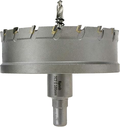 Miniatura 4 de Sierra de agujero Rannb de 4 pulgadas100mm de diámetro de corte con punta de carburo para lámina de acero inoxidable y metal
