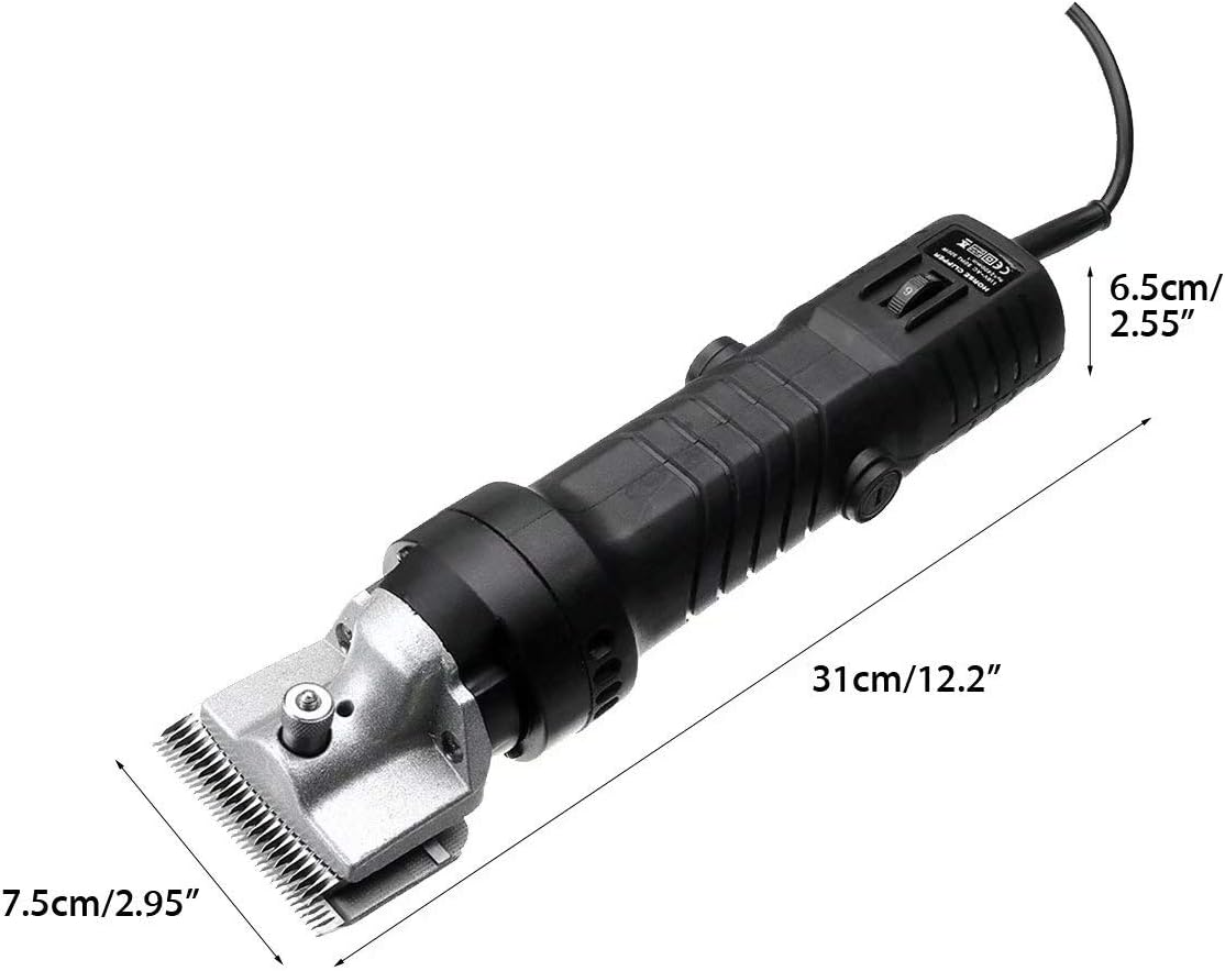 Profession 6 Level Adjust/Constant Speed Electric Horse Sheep Clipper 350W Equine Animals Shearing Machine Trimmer Shaver