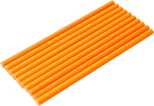 Othmro 10 barras de pegamento caliente de 9.8 pulgadas de longitud 0.43 pulgadas de diámetro, barras de repuesto de pistola de pegamento caliente,