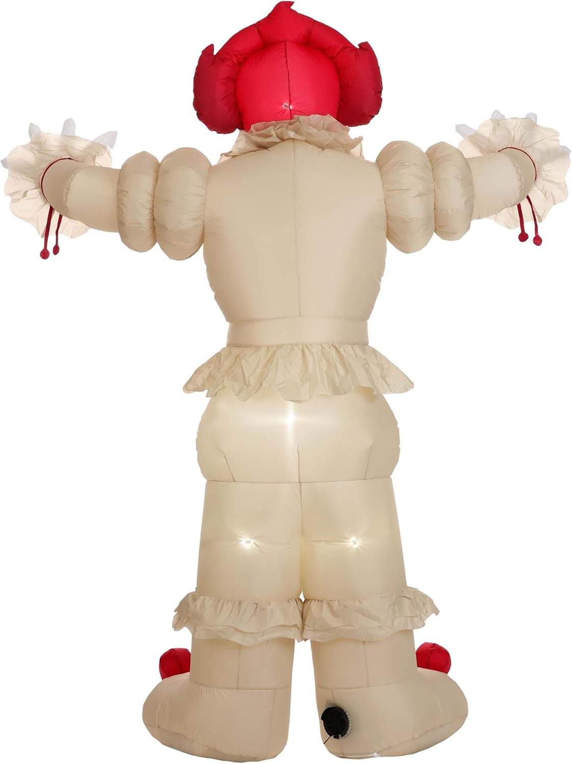 Gemmy 8FT Pennywise Inflatable | Airblown IT Clown Halloween Decoration with Built in Lights for Indoor Outdoor Yard Display