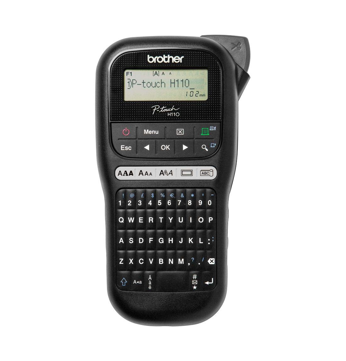 Brother P-touch H110: Mobiles Beschriftungsgerät mit Tastatur, Schwarz – Brandneu