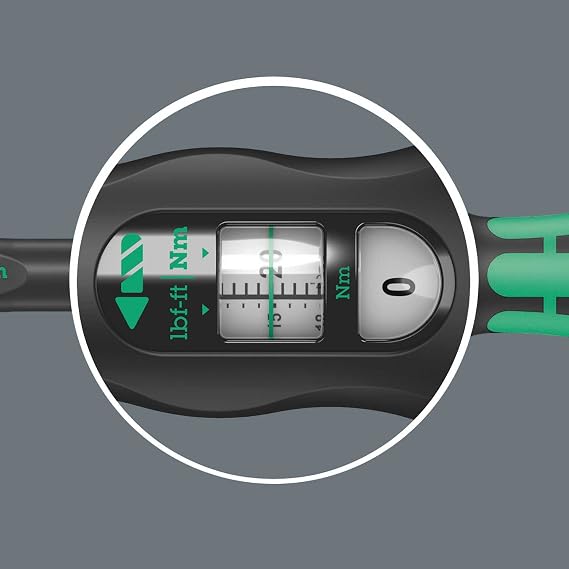 Wera 05075653001 Click-Torque X 3 Torque Wrench for Installation Tools, 9x12 x 20-100 Nm