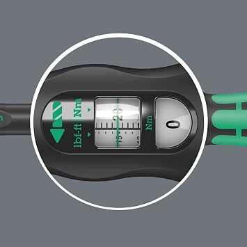 Wera 05075653001 Click-Torque X 3 Torque Wrench for Installation Tools, 9x12 x 20-100 Nm