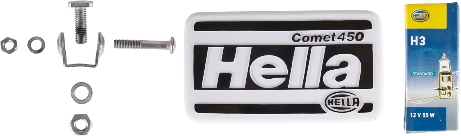 HELLA 005860221 450 FOG LIGHT (AMBER LENS) H3 12V SAE/ECE