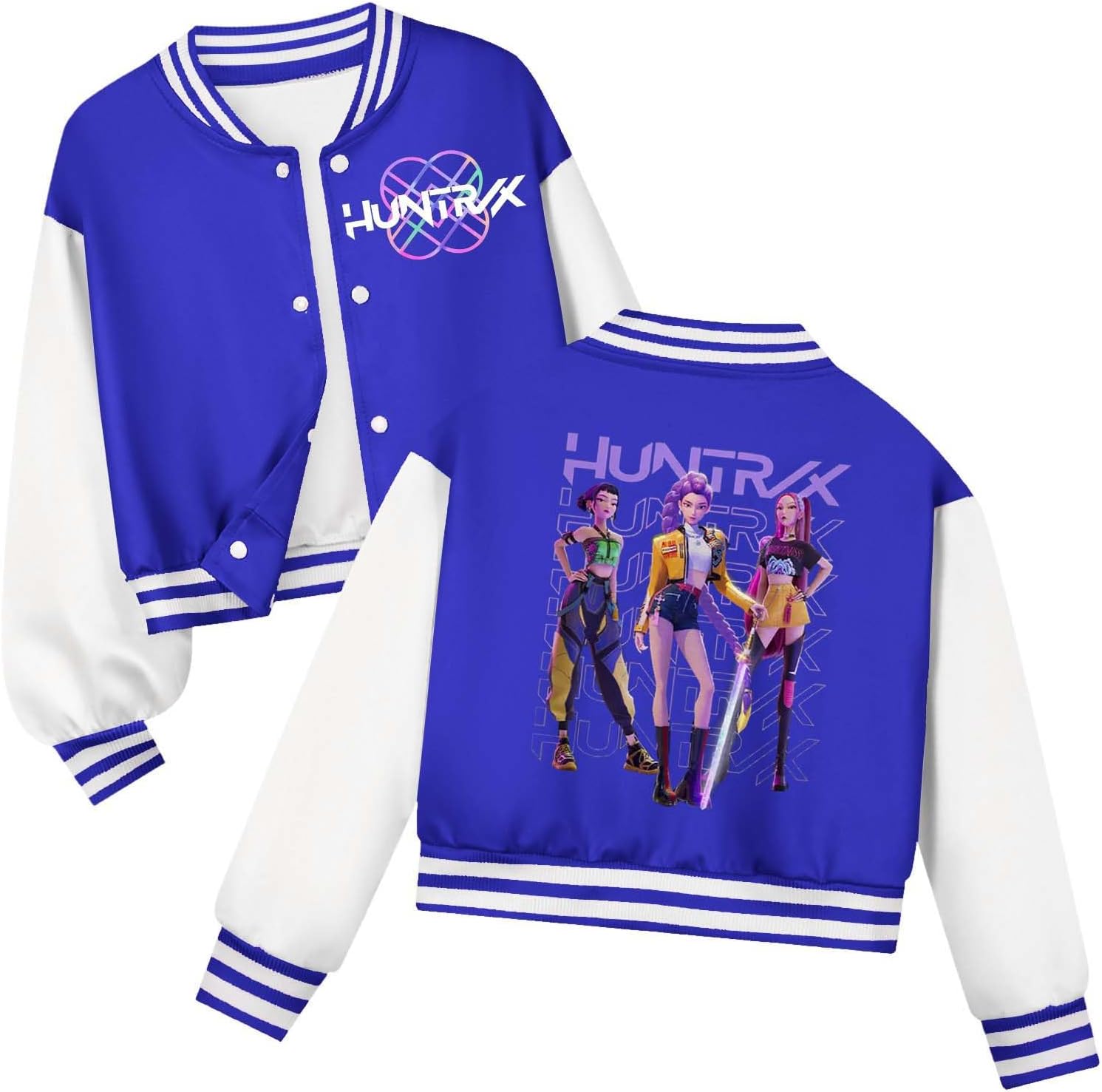 Générique Kpop Hunters Vestes Pour Enfants Blouson Baseball