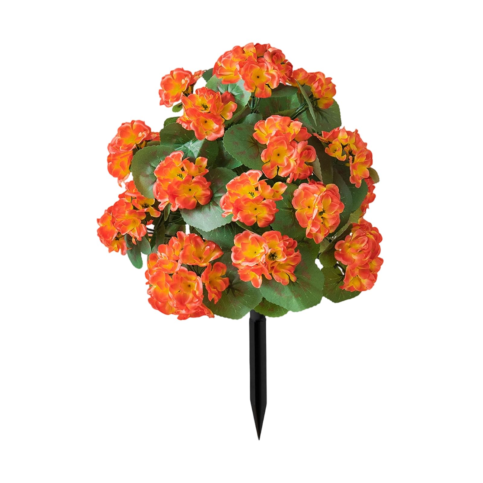 QWYFGM Artificial Garden Flowers,Plant Stakes Outdoor,for,Stakes Decorative,Outdoors Flowers,Topiary Balls,Realistic Crabapple Flower Stake Outdoor Artificial Plant with Stake for Garden Patio Yard