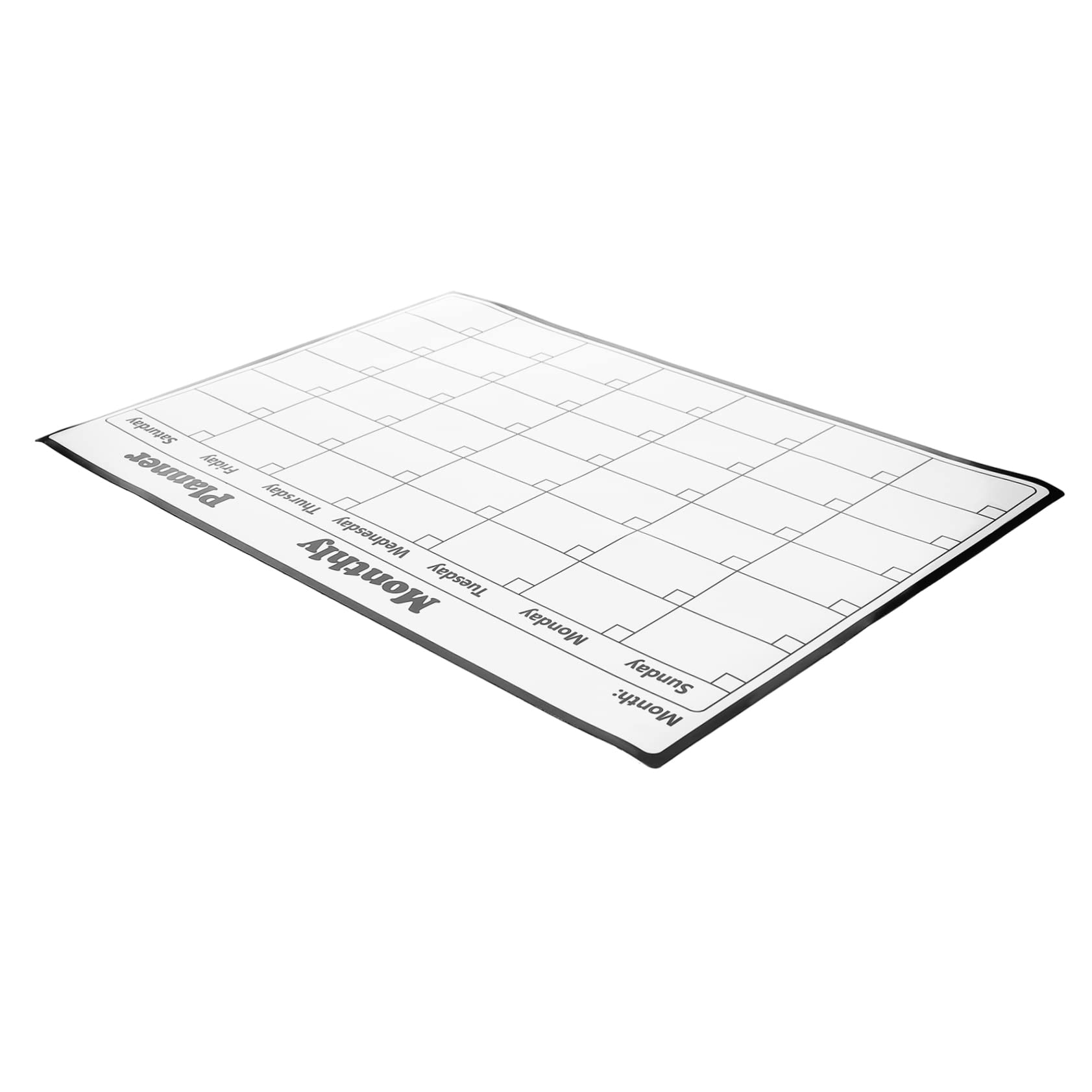 3St Kalender-Kühlschrank-Aufkleber Kühlschrankkalender magnetisch Liste Monatsplaner Whiteboard Spitze Erinnerung an den Kühlschrank Kühlschrankplanungs-Whiteboard Weich magnetisch