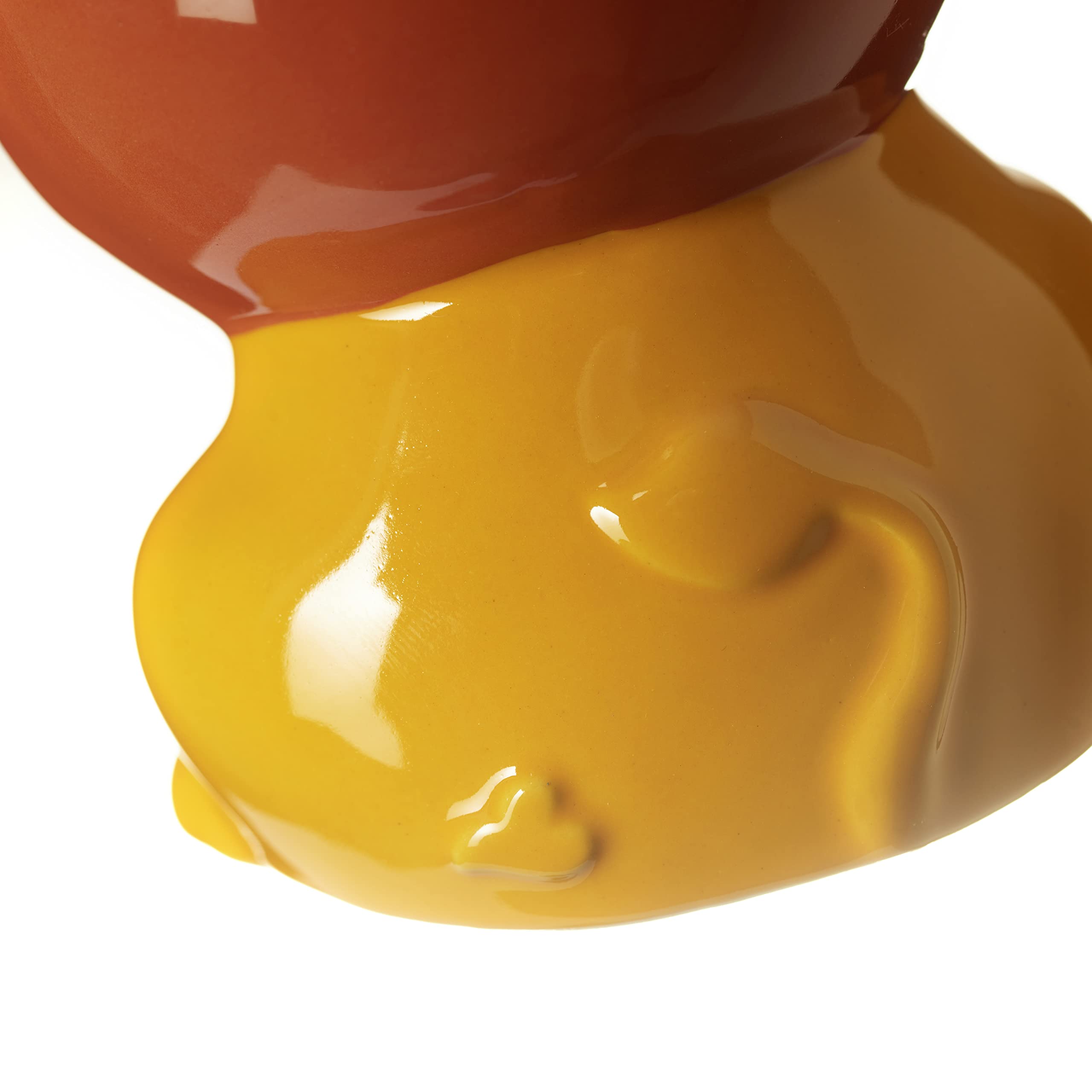 Salvadanaio Per Bambini Leonardo In Ceramica - Forma Di Leone Con Chiave, Regalo Colorato 12,8 Cm - 4