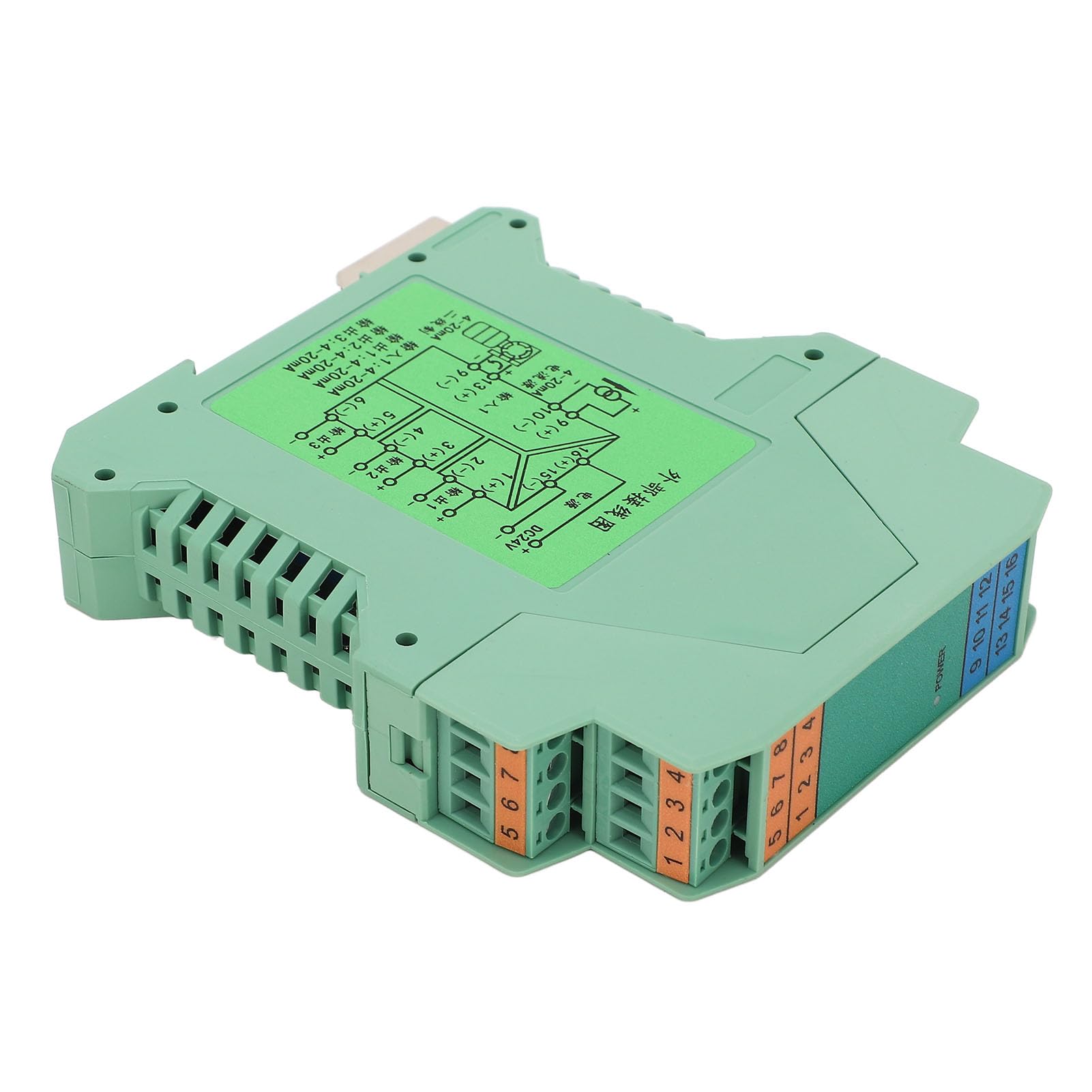 DC-Signalisolator DC24V 4 Bis 20 MA 1 in 3 Out Starker, Störungsfreier Stromsignalisolator-Sender