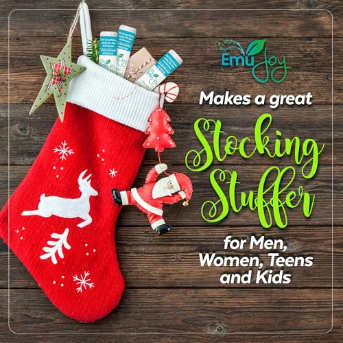image for Emu Joy - Natural and Organic Emu Oil Lip Balm Hydrating Stocking Stuf