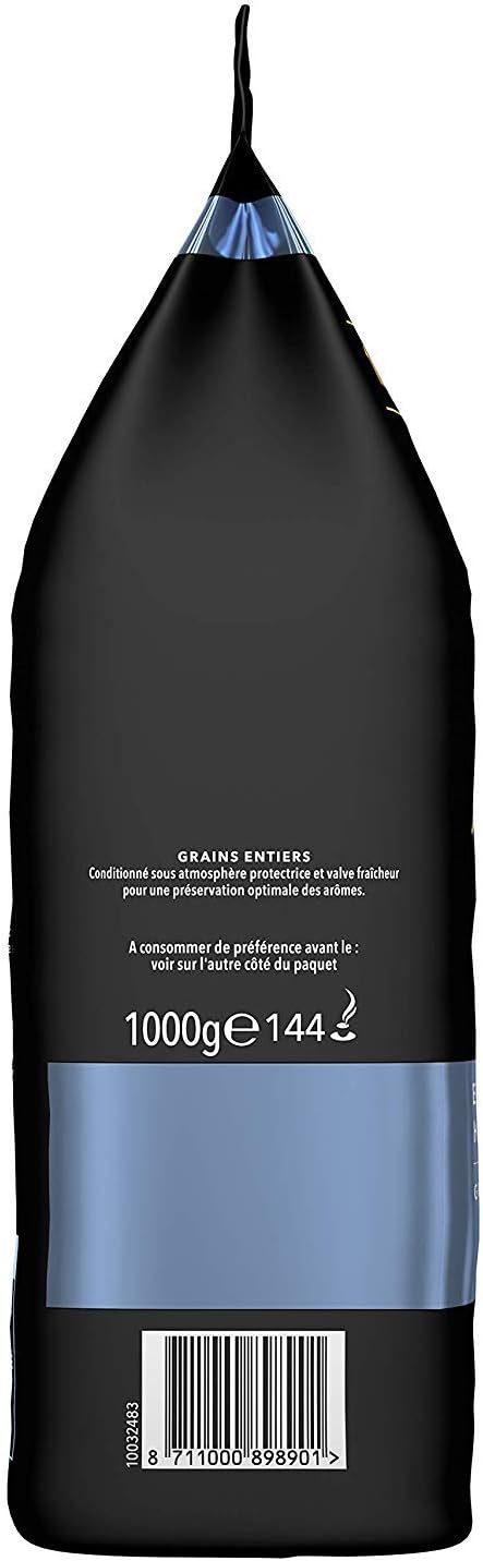 CAFE L'OR Sélection 1kg: 100% Arabica, Intensité 6 - Grains de café d'exception - Image détaillée