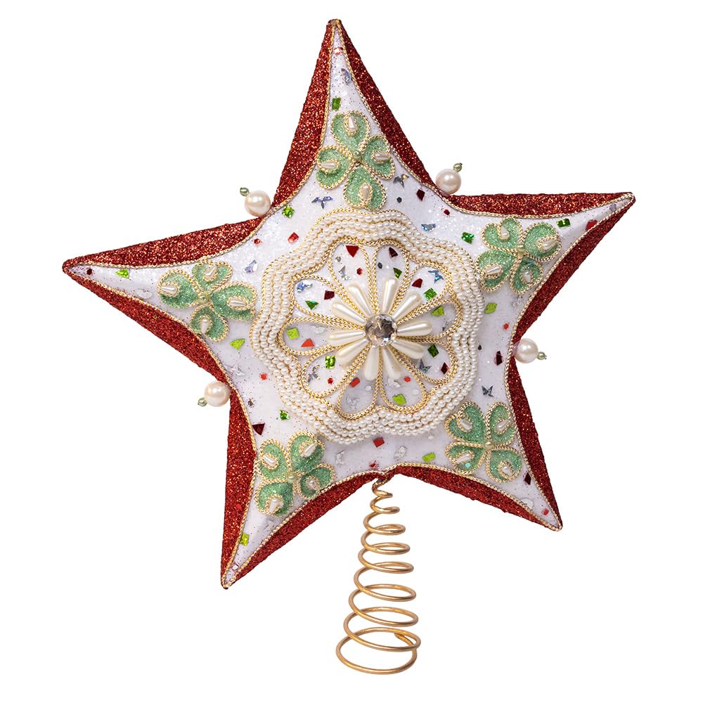 Étoile de gui Kurt Adler magnifique cadeau traditionnel de Noël