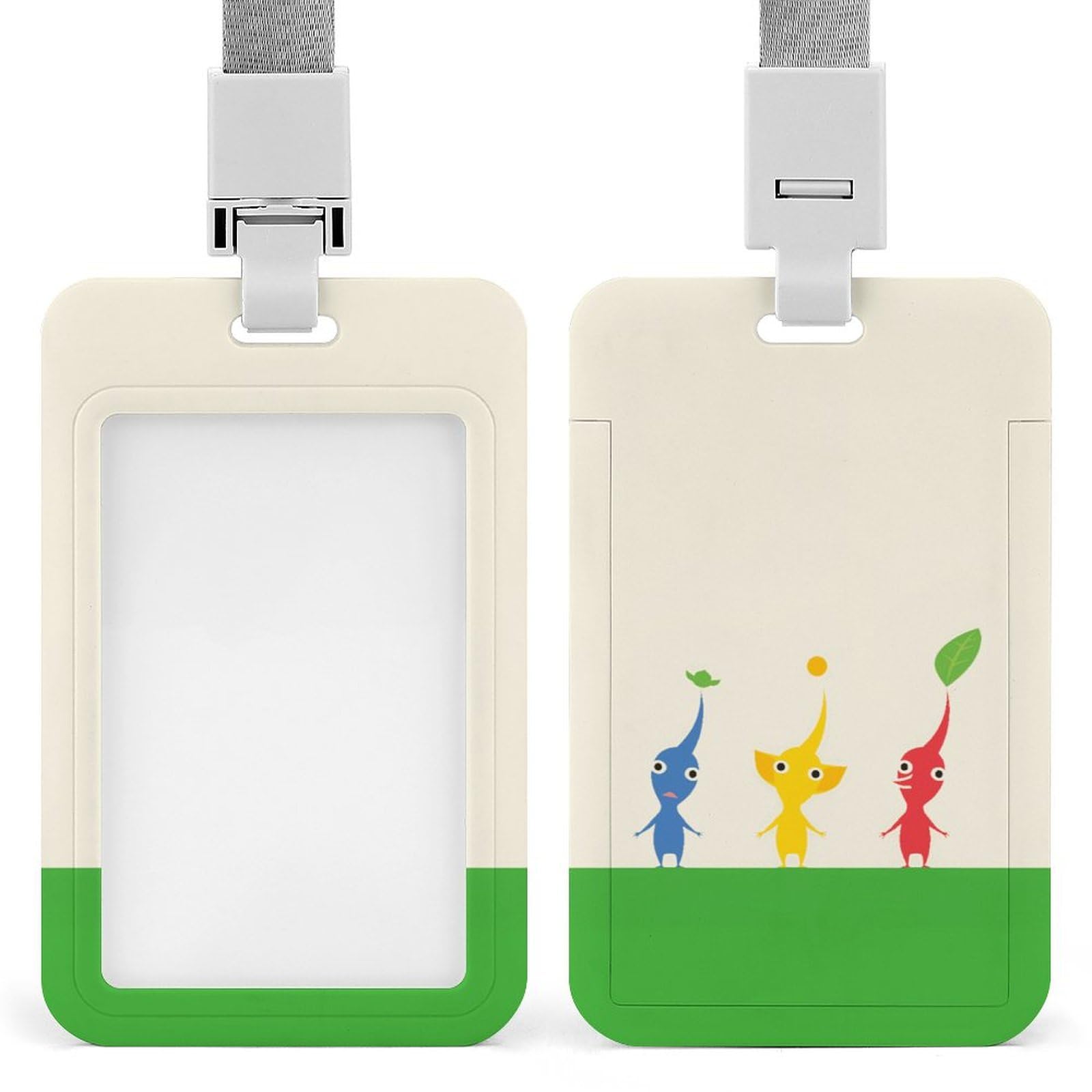 Amazon.co.jp: ピクミン IDカードホルダー 縦型 社員証 カード