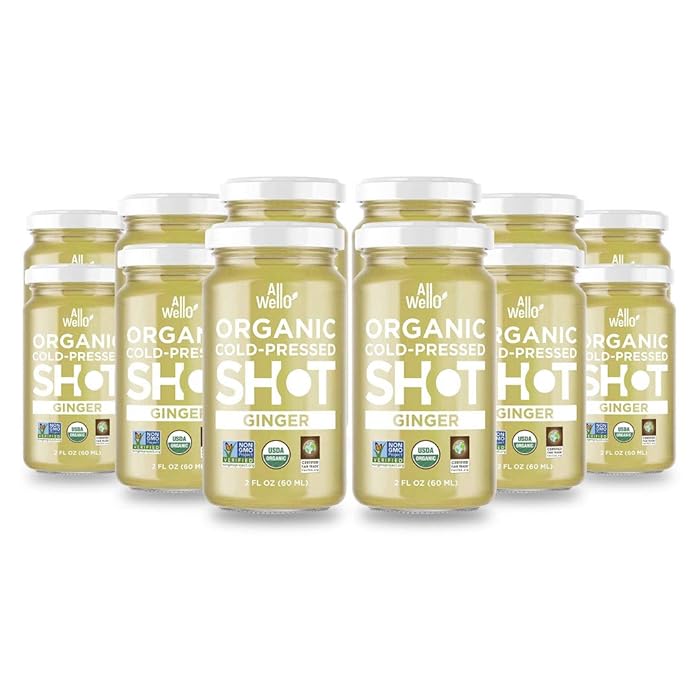 Buy AllWellO ColdPressed Ginger Shot, 60 mL, USDA Organic Immune