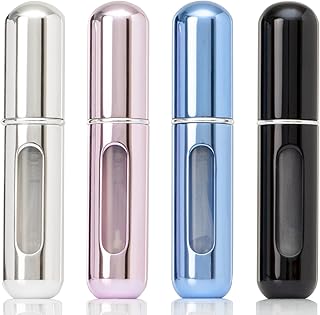 4PCS Portable Mini Refillable Perfume Atomizer Bottle, Refillable Perfume Spray, Atomizer Perfume Bottle, Scent Pump Case ...