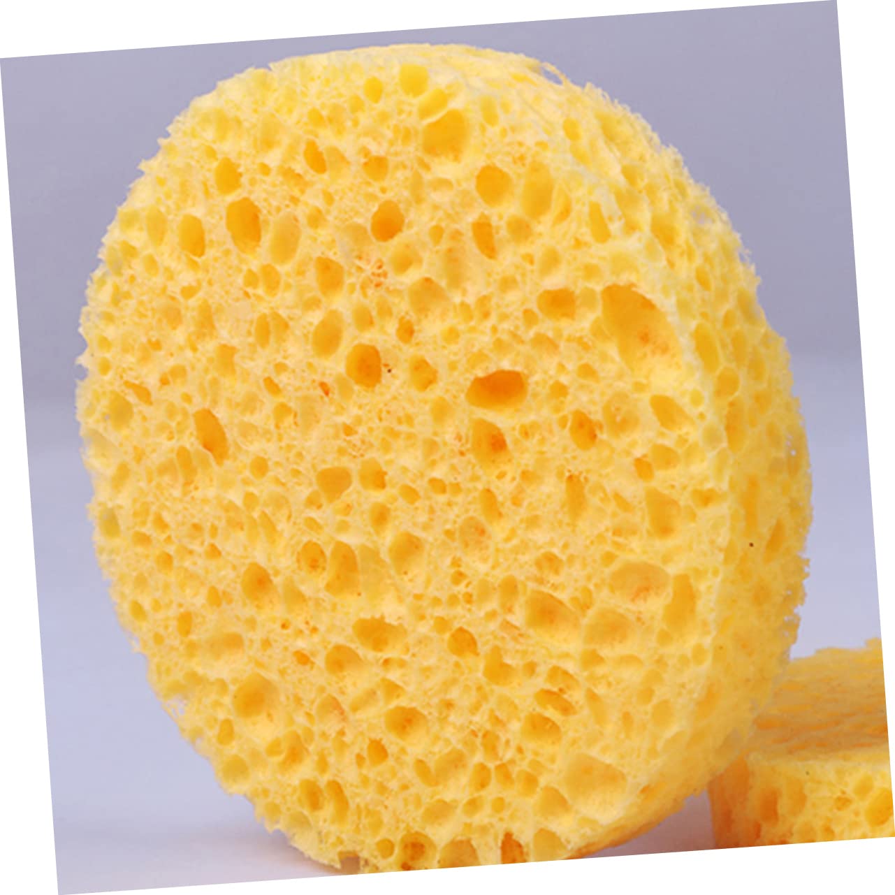 Didiseaon 60pezzi Spugne Per Pulizia Viso Cotone Morbido Panni Struccanti Rotondi Per Rimozione Makeup e Pulizia Viso Colore Naturale Sicuri Per La