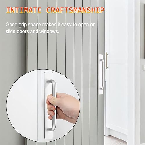 Miniatura 7 de Manijas autoadhesivas instantáneas para cajones de gabinetes, manijas adhesivas para puerta, 2 manijas de aluminio para cajones de gabinete de