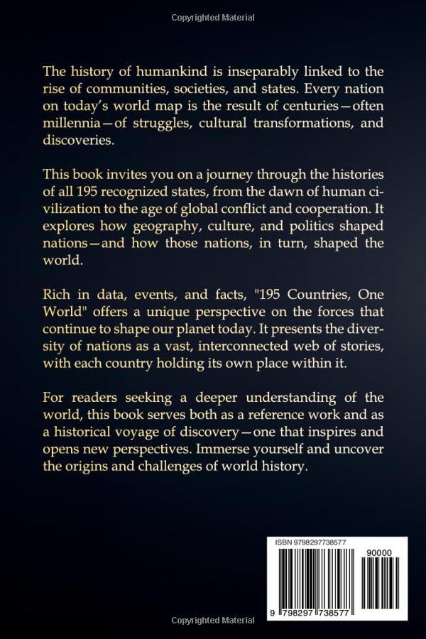 Image of 195 Countries, One World - The History of Every Nation from Origins to the Present Day (Compact Knowledge: History and Literature)