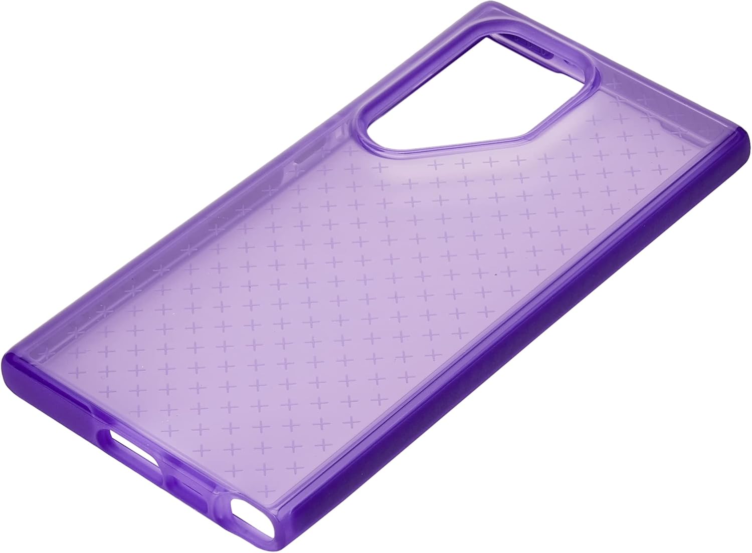 tech21 Evo Check for Samsung Galaxy S23 Ultra - Digi Purple 16ft Drop Protecion Shockproof Shock-Resistant and Scratch-Resistant Phone Case