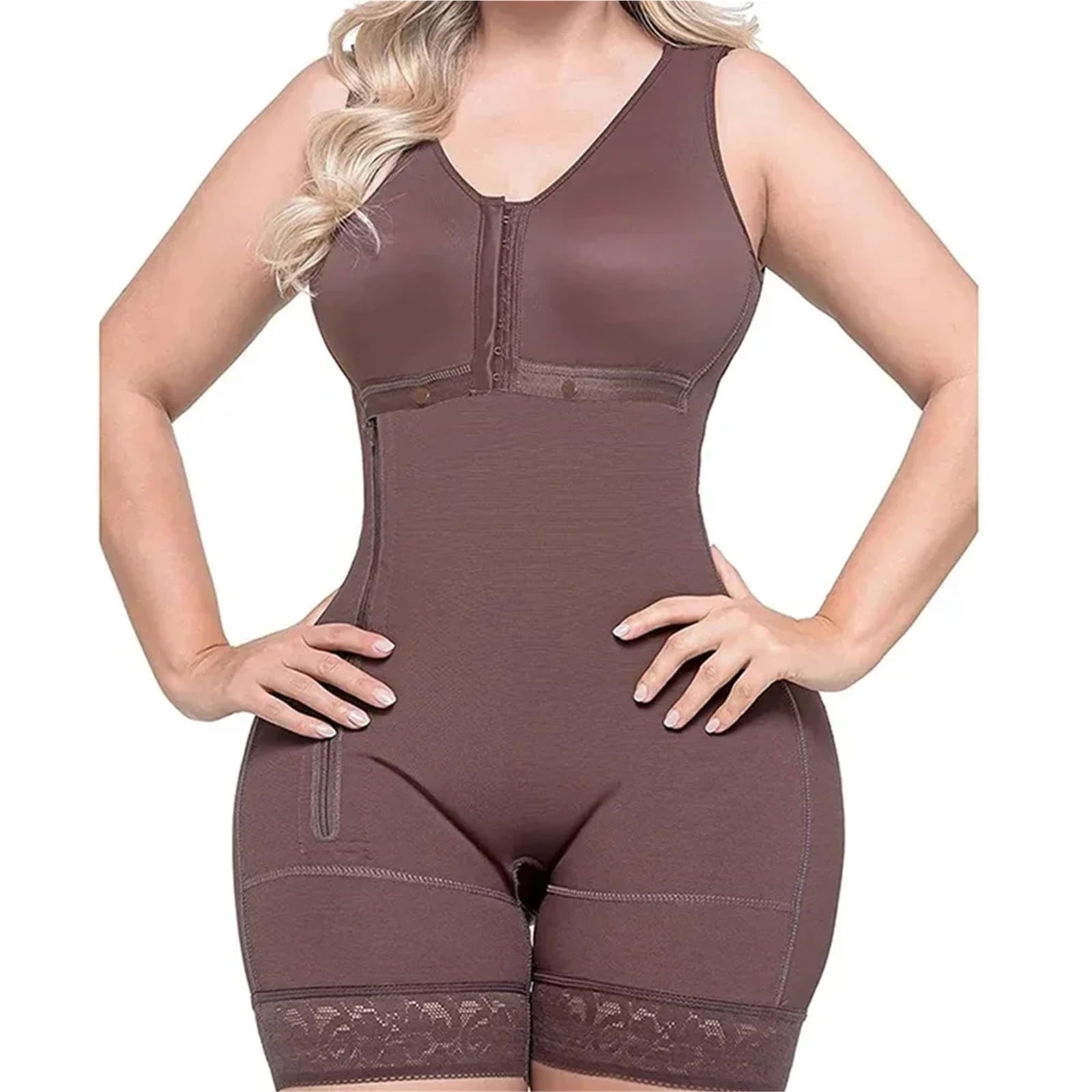 Ropa Moldeadora con Control de Barriga for Mujer, Body Moldeador Cremallera Lateral, corsé, Top, Ropa Interior Ajustada posparto