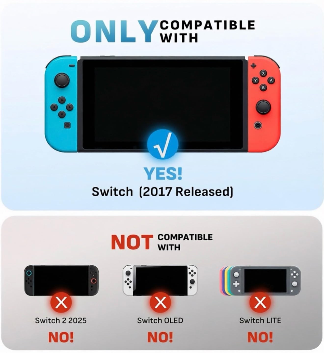 Mumba Coque pour Nintendo Switch [Série Blade] Protection Dockable Ergonomique Poignée TPU Étui NS Compatible avec Console Nintendo Switch & Manettes Joy-Con (Vert)