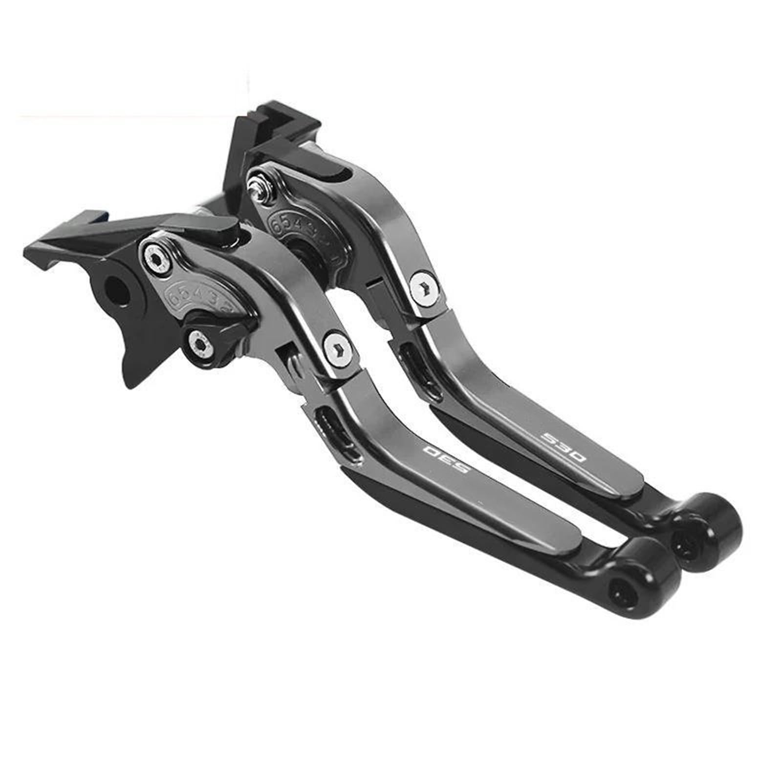YADLIUASA for TMAX530 SX DX 2012-2018 for TMAX560 for TechMax TMAX 2019-2025 Motorbike Adjustable Folding Extendable Brake Clutch Lever Brake Clutch Lever(Titanium 530)