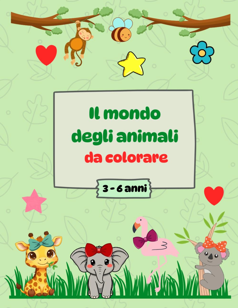 Il mondo degli animali da colorare: con la versione anche in inglese