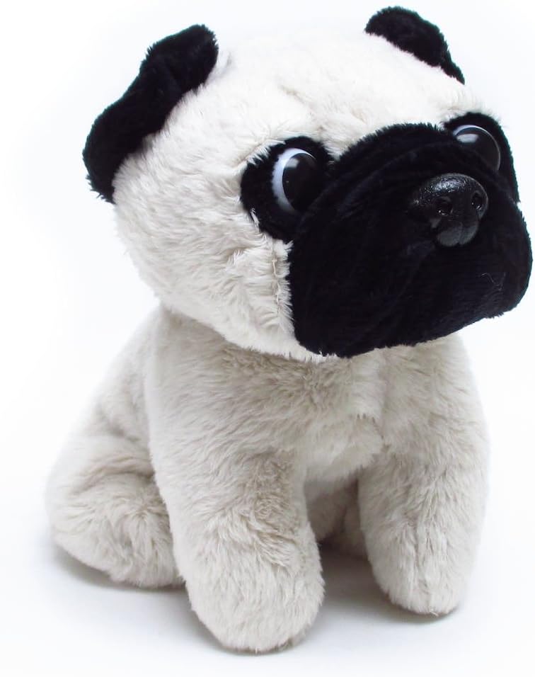 Stuffed Mini Pug 6"