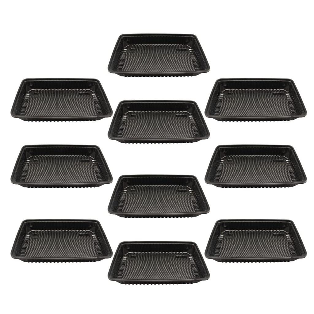 WOTF 10PCS Plant Germination Tray No Drain Holes Plant Seedling Tray Plant Germination Tray No Drain Holes Plant Seedling Tray (Size : M)