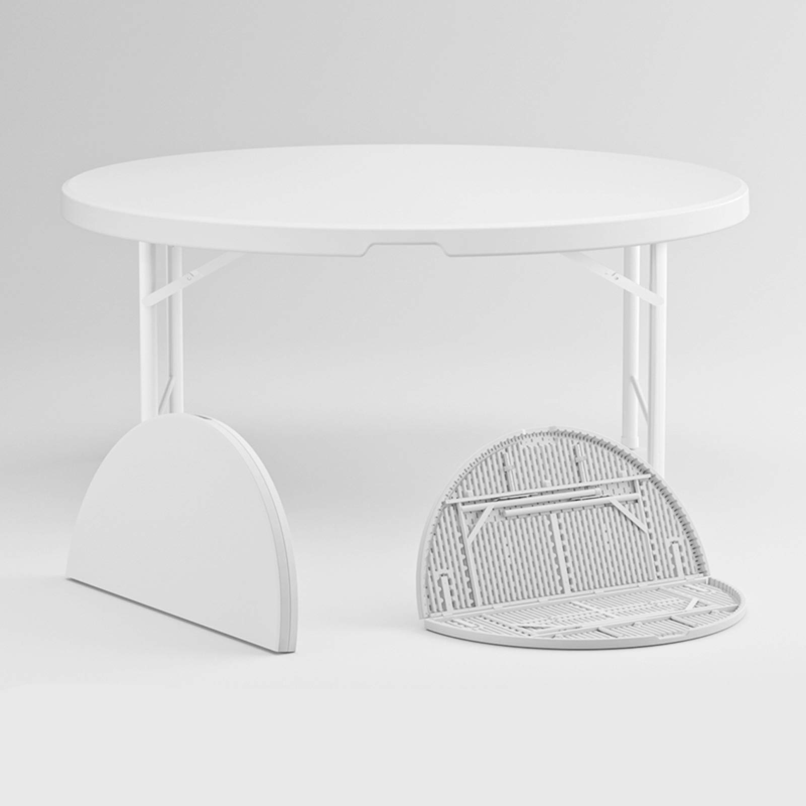 Table d'extérieur de qualité supérieure FACAI table pliante ronde et stable