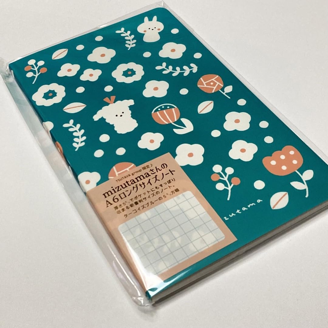Amazon.co.jp: mizutamaさん ノート A6 ロング サイズ セット : 文房具
