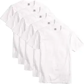 Kit com 5 Camisetas Masculina Básica Algodão Premium