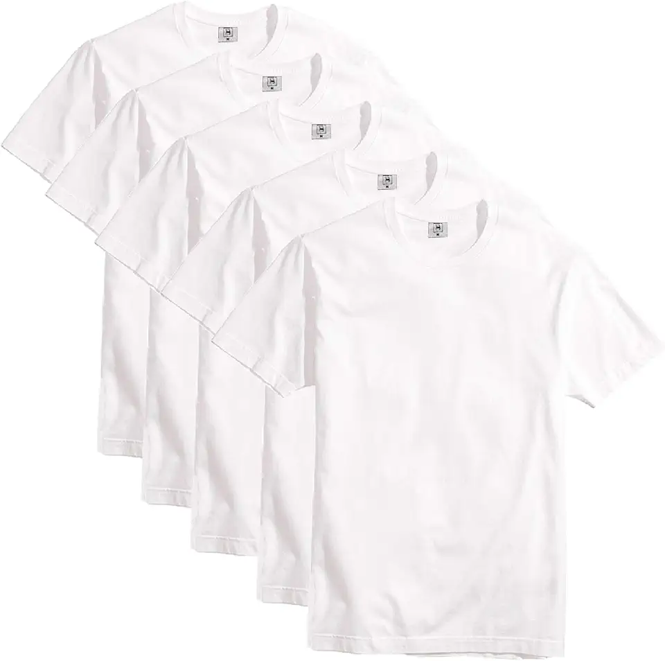 Kit com 5 Camisetas Masculina Básica Algodão Premium