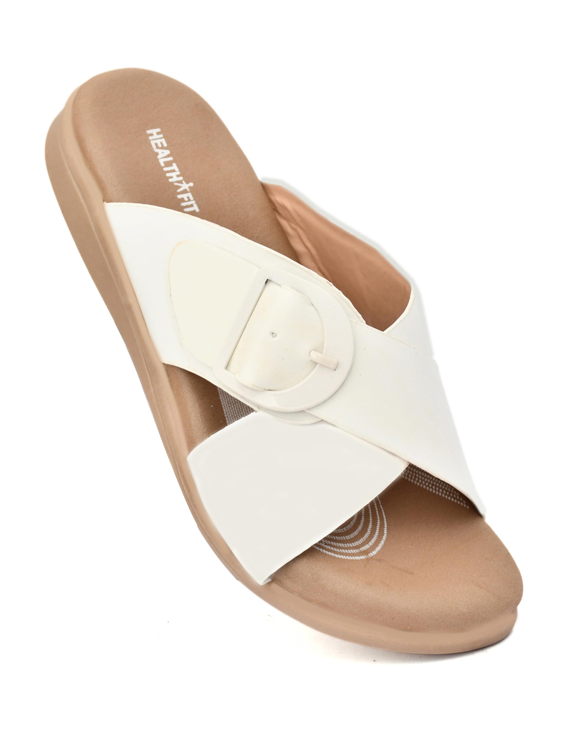 EXTRA SOFT Women's Comfortable Memory Foam Doctor Slippers/Flip-Flops|Fashionable Casual & Stylish|Lightweight & Breathable|Outdoor Synthetic Casual Chappals Sandals Ladies & Girls HF32-image-38